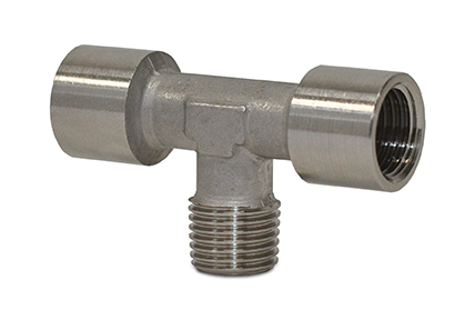 Стандартные фитинги из нержавеющей стали AISI 316, резьба от 1/8” до 1/2”